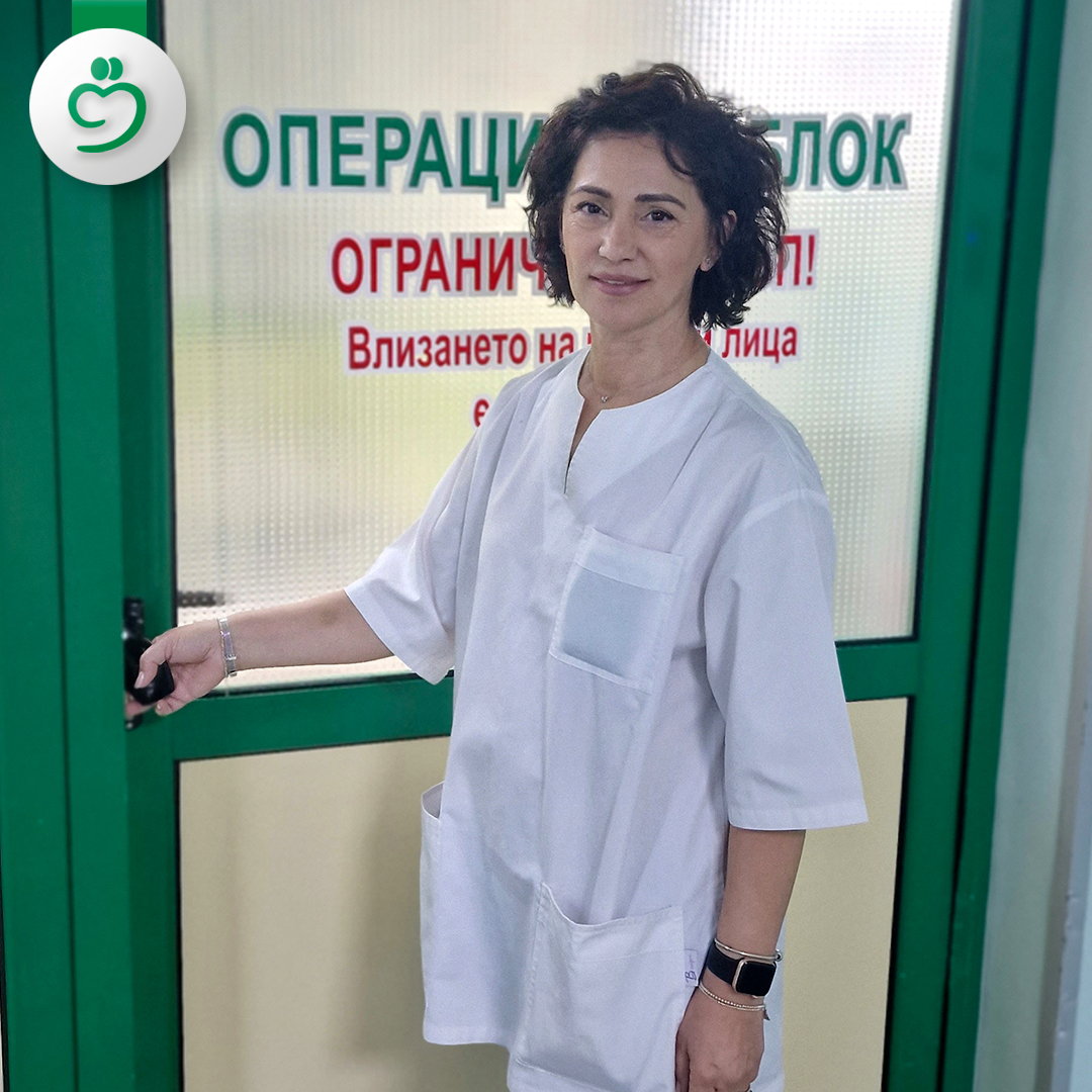 Христина Младенова, старша сестра на Операционния блок на УМБАЛ „Софиямед“: Работата за нас е рутина, но в същото време не е просто професия, а призвание