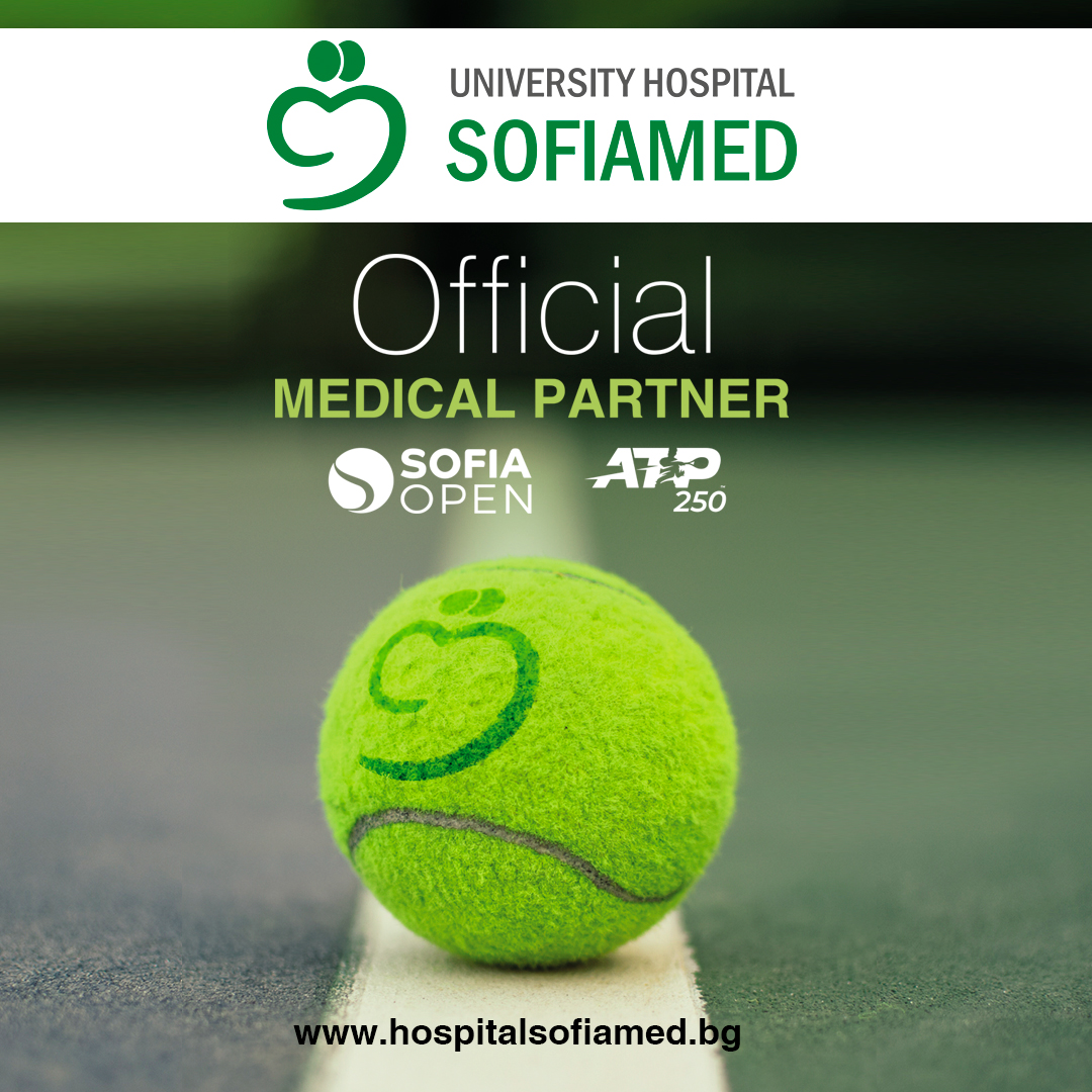 Медицински комплекс „Софиямед“ е официален партньор на SOFIA OPEN